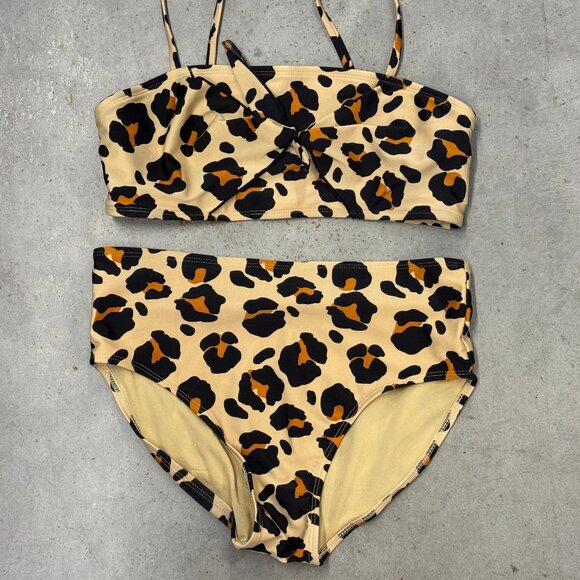 Art Class Girls Leopard 2-Piece Swimsuit | Size XL 14/16 | Great Condition - Picture 1 of 2